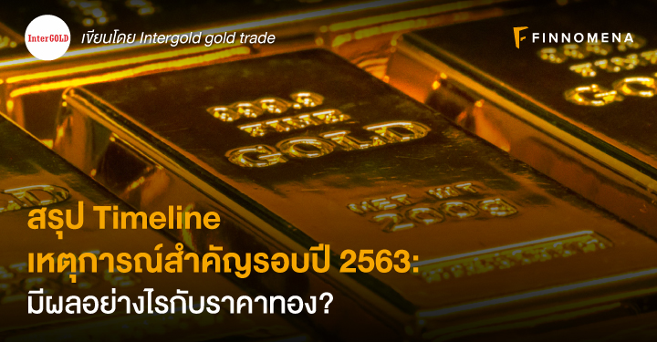 สรุป Timeline เหตุการณ์สำคัญรอบปี 2563: มีผลอย่างไรกับราคาทอง?