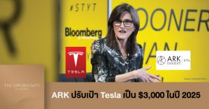 News Update: ARK ปรับเป้า Tesla เป็น $3,000 ในปี 2025