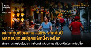 News Update: ตลาดหุ้นเวียดนาม -36% จากต้นปี ผลตอบแทนแย่สุดแห่งหนึ่งของโลก นักลงทุนรายย่อยในประเทศเจ็บหนัก ส่วนต่างชาติมองเป็นโอกาสช้อนซื้อ